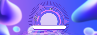 美妆大促直播狂欢背景