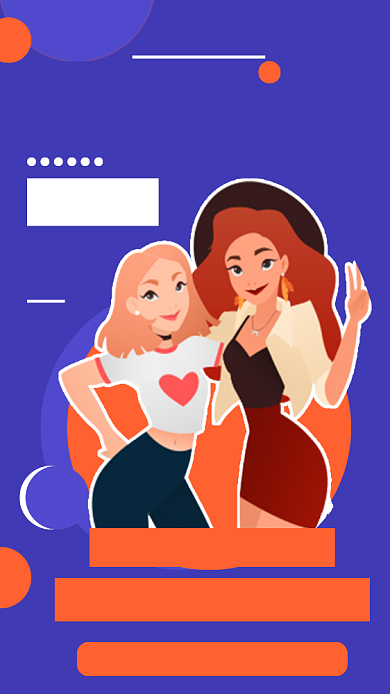 直播娱乐类手机海报背景