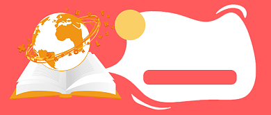 世界环境日粉色卡通新媒体配图背景