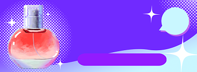 夏日香水电商淘宝促销banner图背景