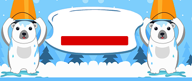 冰桶挑战蓝色卡通新媒体配图背景