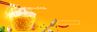 美团面食方便面海报背景