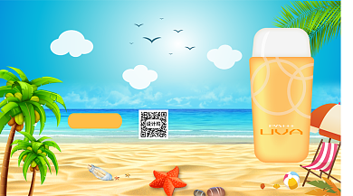 夏季好物推荐手机海报背景