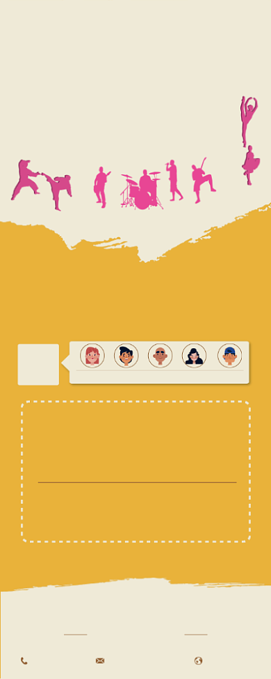 简约校园社团招新易拉宝背景