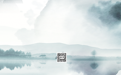 中国风水墨名片模板背景