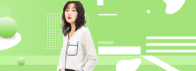 女装狂欢特惠海报banner背景