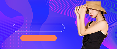 时尚达人力荐服装促销新媒体配图背景