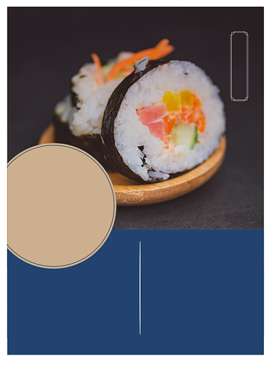 寿司菜单价目表印刷海报背景