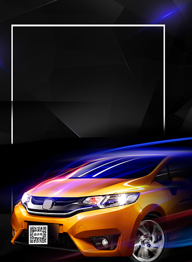 线上卖车印刷海报背景