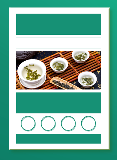 绿色简约春茶预售茶叶促销海报背景