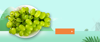 现摘青提水果特卖促销新媒体配图背景