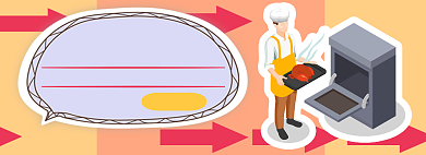 安心熟食电商淘宝banner图背景