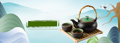 春季茶叶banner模板背景