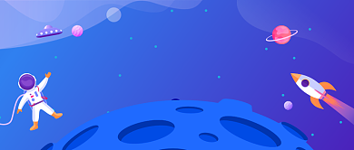 全国科技工作者日蓝色卡通公众号首图背景