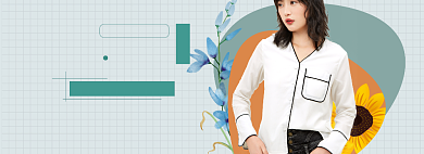 女装上新海报banner背景