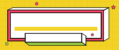 黄色简约时尚社团招新公众号首图背景