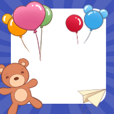 童年乐趣六一卡通插画公众号次图背景