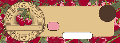 樱桃电商淘宝banner图背景