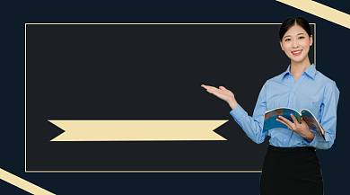 留学英语培训手机横版海报背景