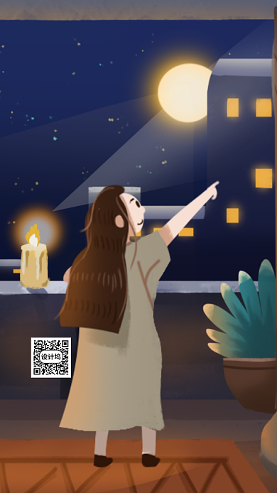 四月你好手机海报背景