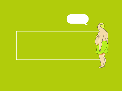 绿色幽默减肥文章配图背景