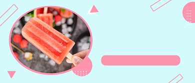 蓝色清新冷饮公众号首图背景