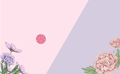 小清新文艺名片模板背景