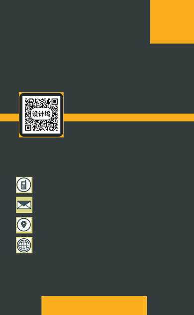 竖版高档商务线条名片模板背景