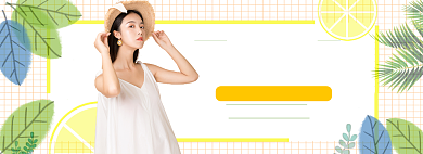 女装连衣裙海报banner背景