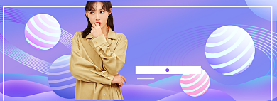 春季上新女装banner背景