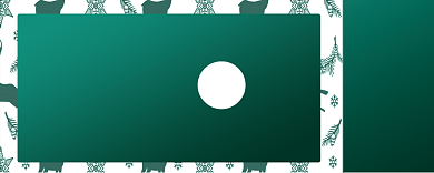 绿色卡通简约代金券背景