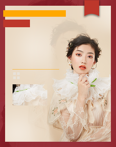 2020夏季新风尚少女女装上新海报背景