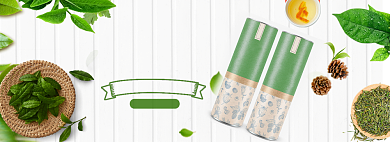 春茶上新大促banner背景