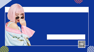 潮流衣橱手机海报背景