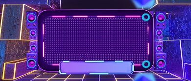 五一促销折扣来袭霓虹公众号首图背景