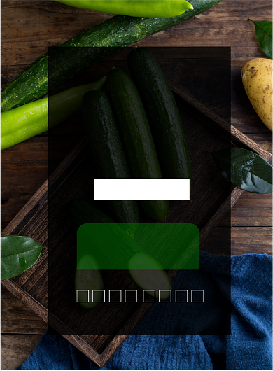 时尚素食日印刷海报背景