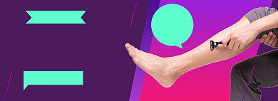 冰点脱毛淘宝电商banner图背景