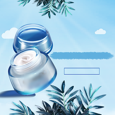 美白防直通车模板背景