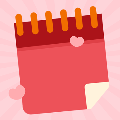 520情人节表白日粉色清新公众号次图背景