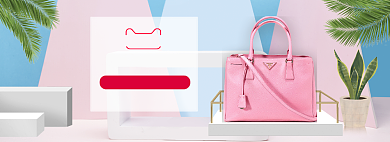 清新520女包促销banner背景