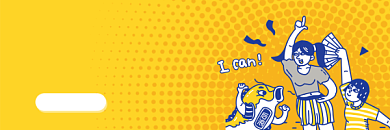 黄色卡通地摊经济热文链接配图背景