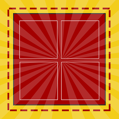 五四青年节简约几何公众号次图背景