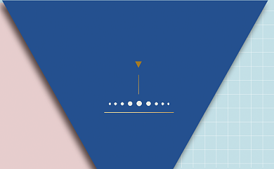 彩色三角名片模板背景