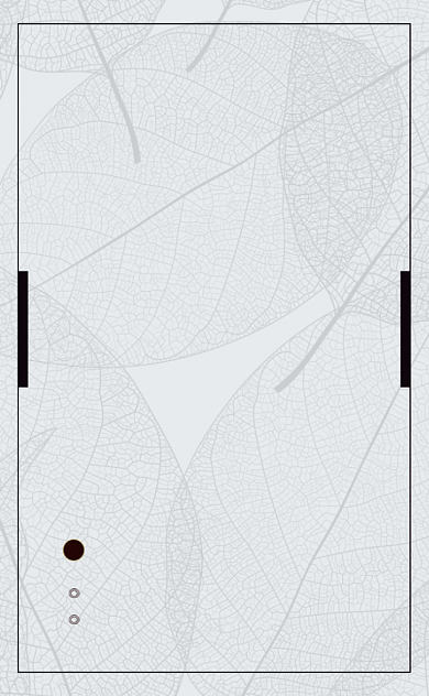 白色简约精致娱乐传媒公司竖版名片模板背景