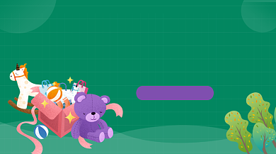 关注自闭症儿童卡通插画手机横图背景