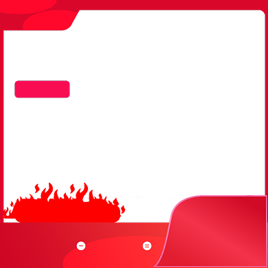 天猫进口国际主图图标简约红色促销背景