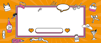 创意插画精致女孩直播间预告公众号封面背景