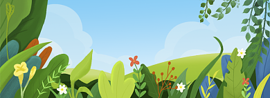 清新手绘五一劳动节促销banner背景