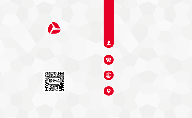 白色简约时尚名片背景