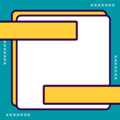 招聘精英撞色几何简约公众号次图背景